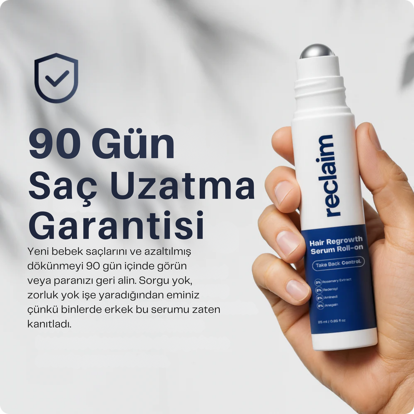 Reclaim - 90 Günde Kesin Saç Çıkarımı