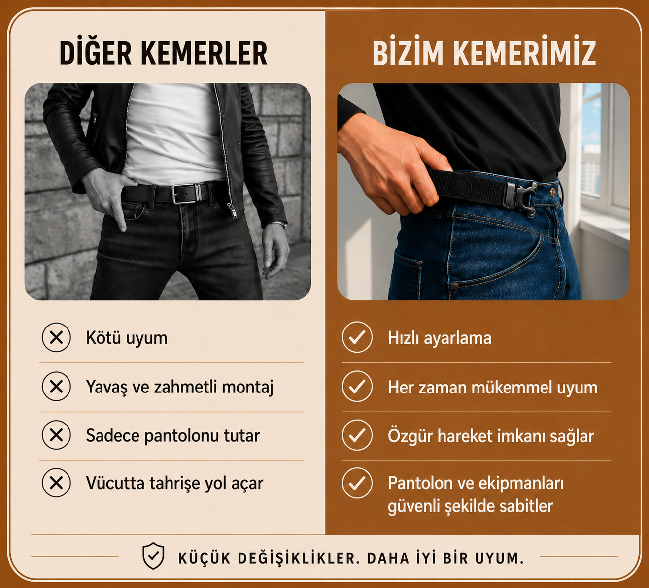 rahatkemer® Tokasız Kemer