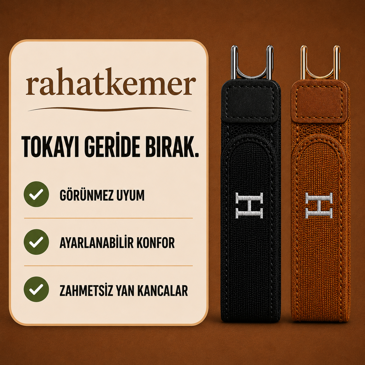 rahatkemer® Tokasız Kemer